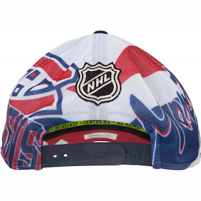 Back View (Reebok 2015 NHL Team Playoffs Hat - Mens)