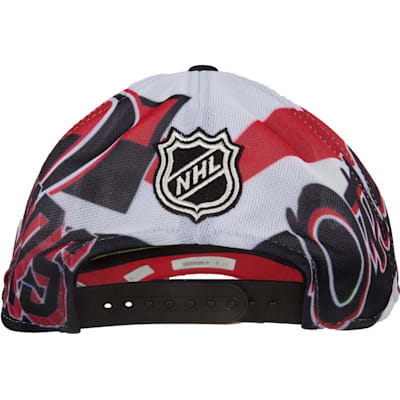 Back View (Reebok 2015 NHL Team Playoffs Hat - Mens)