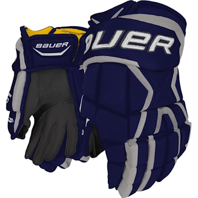 Navy (Bauer Supreme 190 Hockey Gloves - Junior)