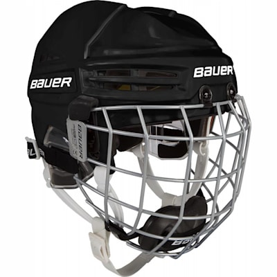 Black (Bauer RE-AKT 100 Hockey Helmet Combo - Youth)