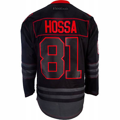 Reebok blackhawks hot sale jersey black
