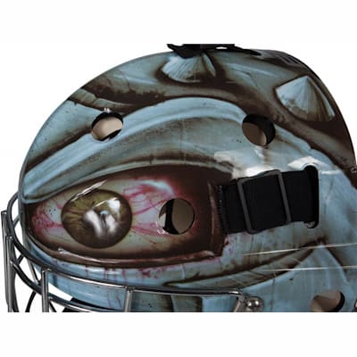Top View (Bauer NME 3 DaveArt Design Hockey Goalie Mask - Junior)