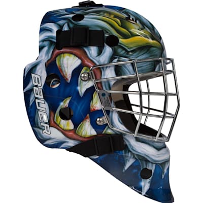 Side View (Bauer NME 3 DaveArt Design Hockey Goalie Mask - Senior)