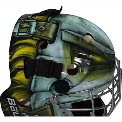 Top View (Bauer NME 3 DaveArt Design Hockey Goalie Mask - Senior)