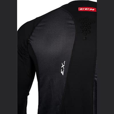 Shoulder View (CCM Long Sleeve Compression Shirt w/ Grip - Youth)
