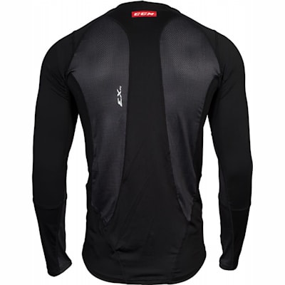 Back View (CCM Compression Long Sleeve Shirt - Youth)