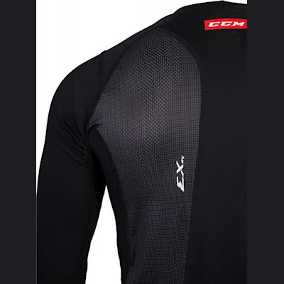 Shoulder View (CCM Compression Long Sleeve Shirt - Youth)