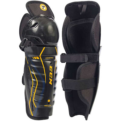  (CCM Blues Learn to Play Hockey Shin Guards - Youth)