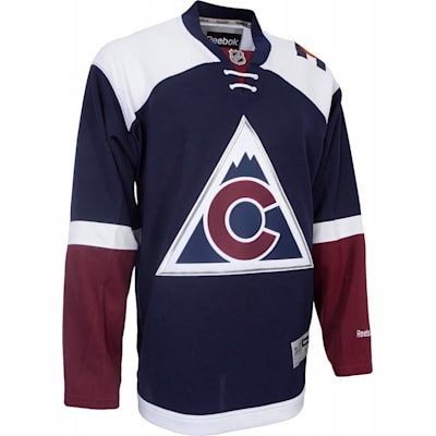 Men's Colorado Avalanche Reebok Blue EDGE Authentic Alternate Jersey