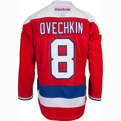 Alex Ovechkin T Shirt Jersey Mens 2XL Reebok Red Washington Capitals NHL