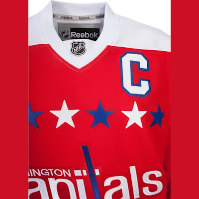 Washington Capitals Alexander Ovechkin Premier Red Assistant Captain Jersey