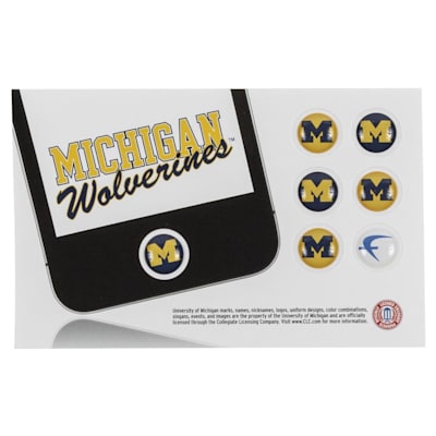  (Michigan Wolverines Fat Dot iPhone Sticker)