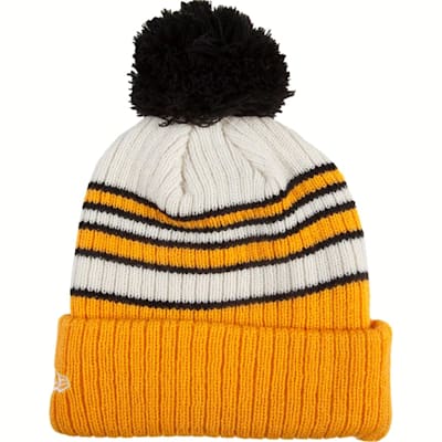 Boston Back (New Era NHL Traditional Stripe Knit Hat)