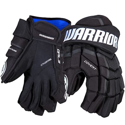 NEW Warrior Covert QRL3 Senior Ice Hockey Gloves Black/Red 
