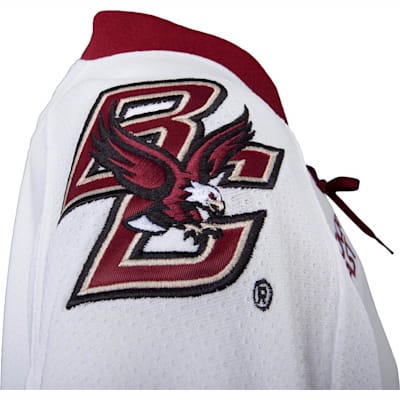 Men's Under Armour Boston College Eagles Red Custom Hockey Jersey