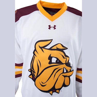 Front (Under Armour Minnesota-Duluth Bulldogs Jersey - Away/White - Mens)