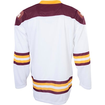 Back (Under Armour Minnesota-Duluth Bulldogs Jersey - Away/White - Mens)