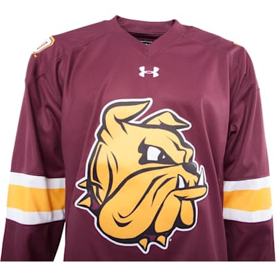 Front (Under Armour Minnesota-Duluth Bulldogs Jersey - Home/Dark - Senior)