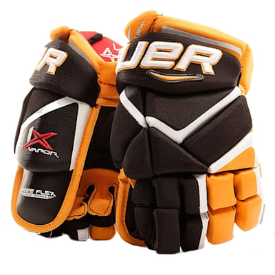 Black/Gold (Bauer Vapor 1X Hockey Gloves - Junior)