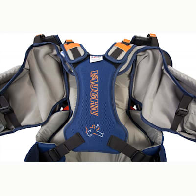 back (Vaughn Velocity 7 XF Pro Carbon Goalie Chest & Arm Protector - Senior)