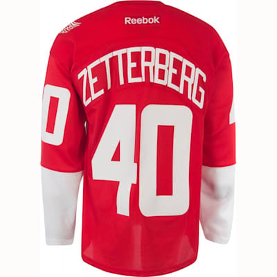 Detroit Red Wings Red Reebok NHL Striped Knit Hat - Hockey Jersey