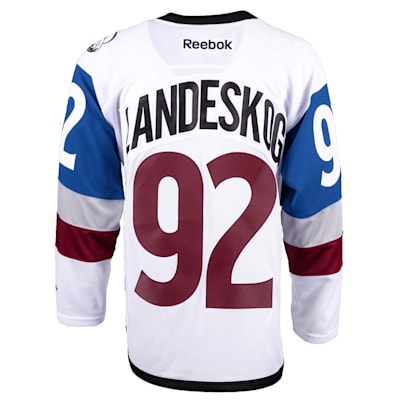 Men's Colorado Avalanche #92 Gabriel Landeskog Reebok White 2016