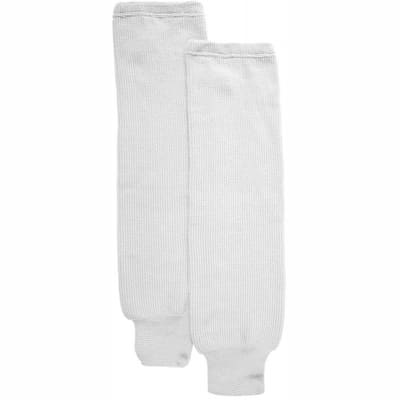 White (CCM S100P Knit Socks - Senior)