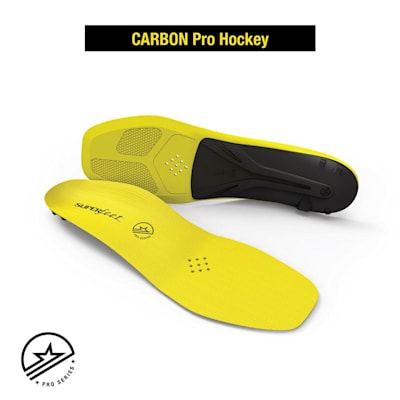 Superfeet Yellow Hockey Insoles Cycling Track Youth Sizes Junior JR Insole 