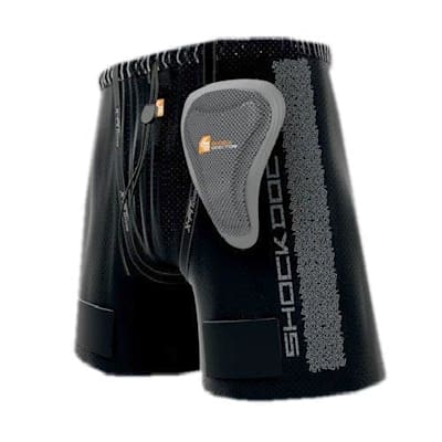 Black (Shock Doctor Female Loose Hockey Jock w/ Pelvic Protector - Girls)