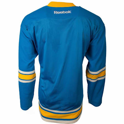 CCM Blue & Gray ST LOUIS BLUES Long Sleeve Shirt Men's Size L Large Hockey  | Heroes Sports Cards