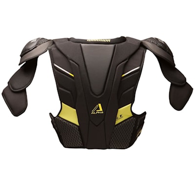Alpha QX Shoulder Pad - Back View (Warrior Alpha QX Hockey Shoulder Pads - Junior)