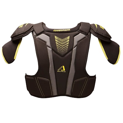 Alpha QX3 Shoulder Pad - Back  View (Warrior Alpha QX3 Hockey Shoulder Pads - Junior)