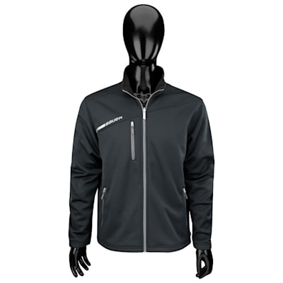 Black (Bauer Flex Full Zip Tech Hockey Fleece - Junior)