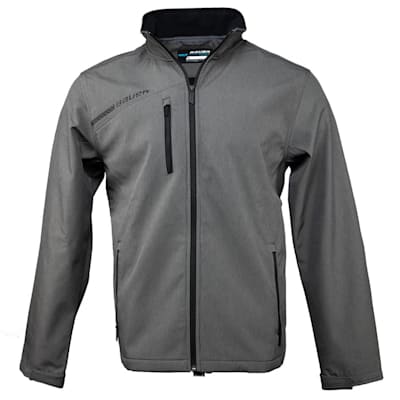 Heather Grey (Bauer Team Softshell Hockey Jacket - 2017 - Senior)