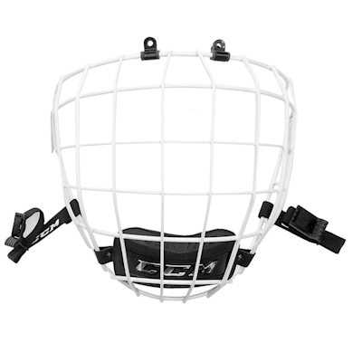 White (CCM 680 Facemask - Senior)