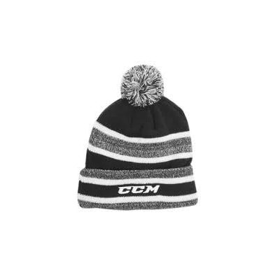 CCM Fleece Pom Knit (CCM C4576 Fleece Pom Hockey Beanie - Youth)