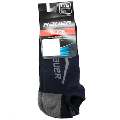 Navy (Bauer Core Ankle Cut Hockey Socks - 2017 - Adult)