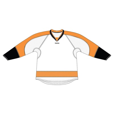 Blank Orange Hockey Jersey  Hockey jersey, Custom hockey jerseys