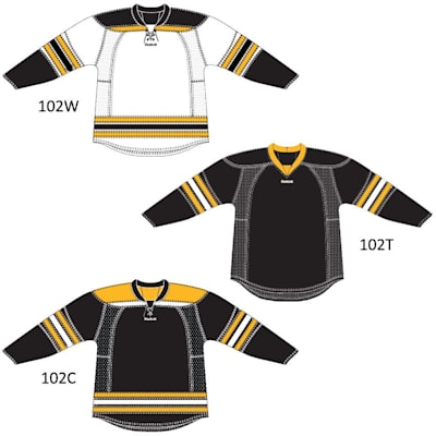 RBK 25P00 BOS (Reebok 25P00 NHL Edge Gamewear Hockey Jersey - Boston Bruins - Senior)