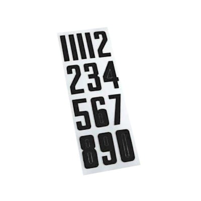  (Bauer Hockey Helmet Number Decals)