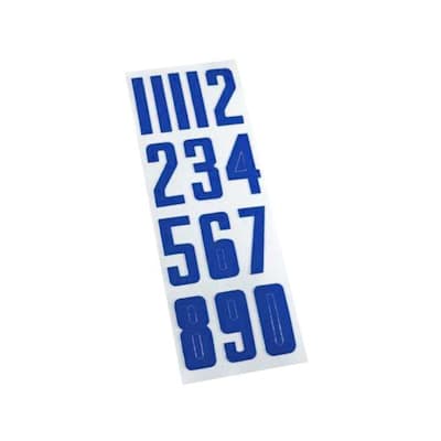  (Bauer Hockey Helmet Number Decals)