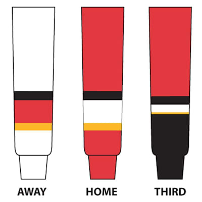  (NHL Team Hockey Socks - Calgary Flames - Junior)