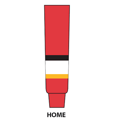 Red (NHL Team Hockey Socks - Calgary Flames - Intermediate)
