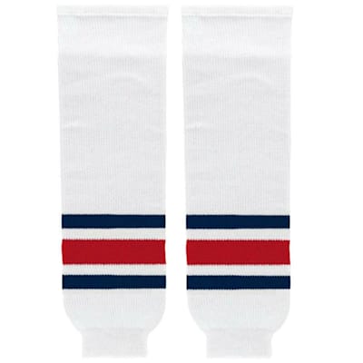 Ice Hockey Knitted Socks WHITE/Black/Yellow/Red Senior & Junior size 