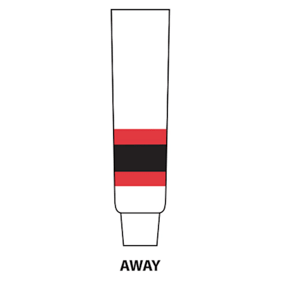 Away (NHL Team Hockey Socks - New Jersey Devils - Intermediate)