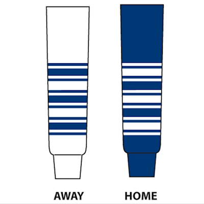 Dogree NHL Team Hockey Socks - Toronto (NHL Team Hockey Socks - Toronto Maple Leafs - Youth)