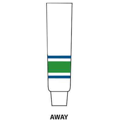 Away (NHL Team Hockey Socks - Vancouver Canucks - Intermediate)