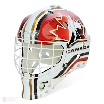 canada (Bauer NME USA/Canada Street Hockey Goalie Mask - Youth)