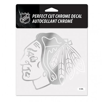 WinCraft Perfect Cut Hockey Chrome Decal - Chicago (Wincraft Perfect Cut Hockey Chrome Decal - Chicago Blackhawks)