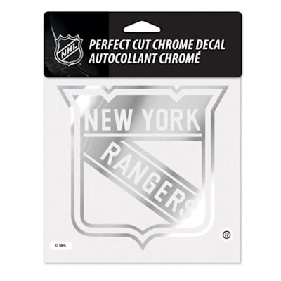 Perfect Cut Chrome Decal NYR (Wincraft Perfect Cut Hockey Chrome Decal - Chicago Blackhawks)